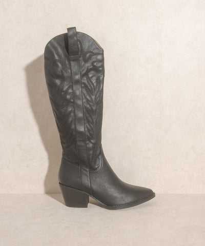 Urban Citizen Embroidered Tall Boot