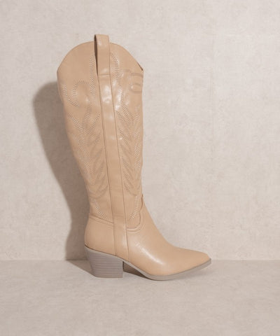 Urban Citizen Embroidered Tall Boot